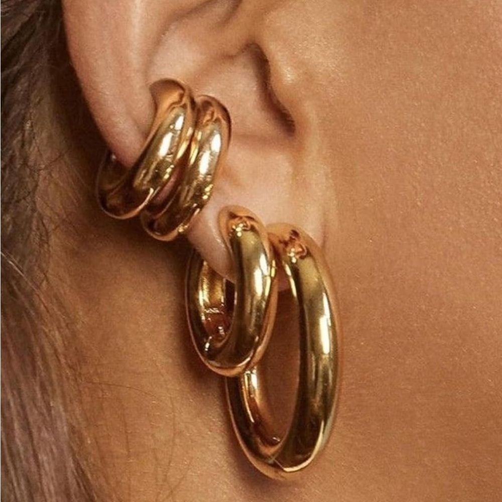 Retro cuff earrings N30